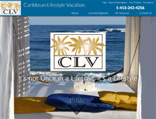 Tablet Screenshot of caribbeanlifestylevacation.com